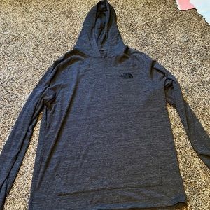 North face hooded long sleeve